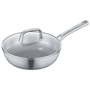 Berndes Wok Tricion Resist 26 cm con Coperchio Acciaio Inox Induzione