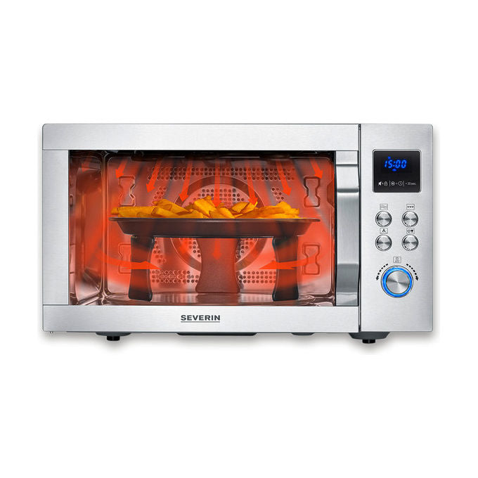 Severin, Forno a Microonde Combinato, 25 Litri, 900 W, Argento, MW 7918
