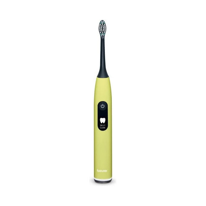 Beurer SC 50, Spazzolino Elettrico Sonico, Nero e Lime, 5 Modalita'