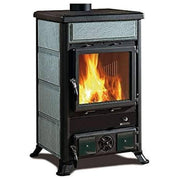 La Nordica, Stufa a Legna, Rossella R1.16 Petra, Rivestimento in Pietra Naturale, Focolare in Ghisa