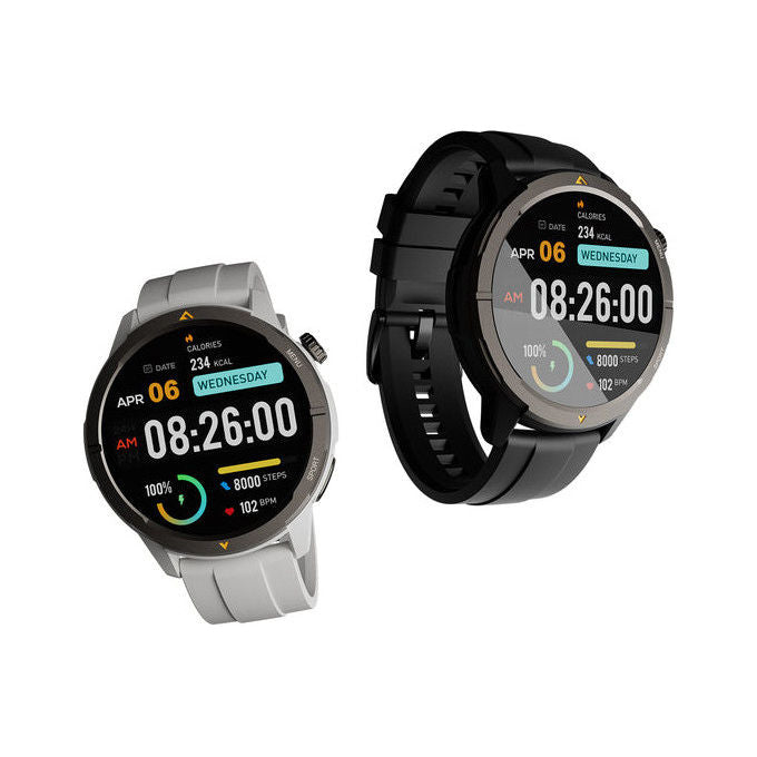 Agm Legion, Smartwatch Amoled 1.43 Pollici, Gps, Cardiofrequenzimetro, Nero