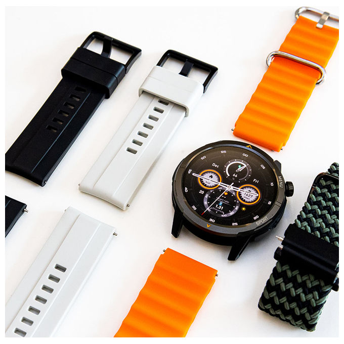 Agm Legion, Smartwatch Amoled 1.43 Pollici, Gps, Cardiofrequenzimetro, Nero
