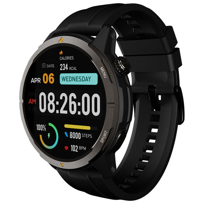 Agm Legion, Smartwatch Amoled 1.43 Pollici, Gps, Cardiofrequenzimetro, Nero