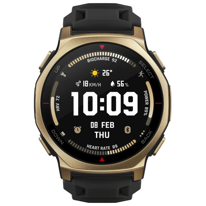Amazfit T-Rex 3 Pro, Smartwatch, 44mm, Oro Nero
