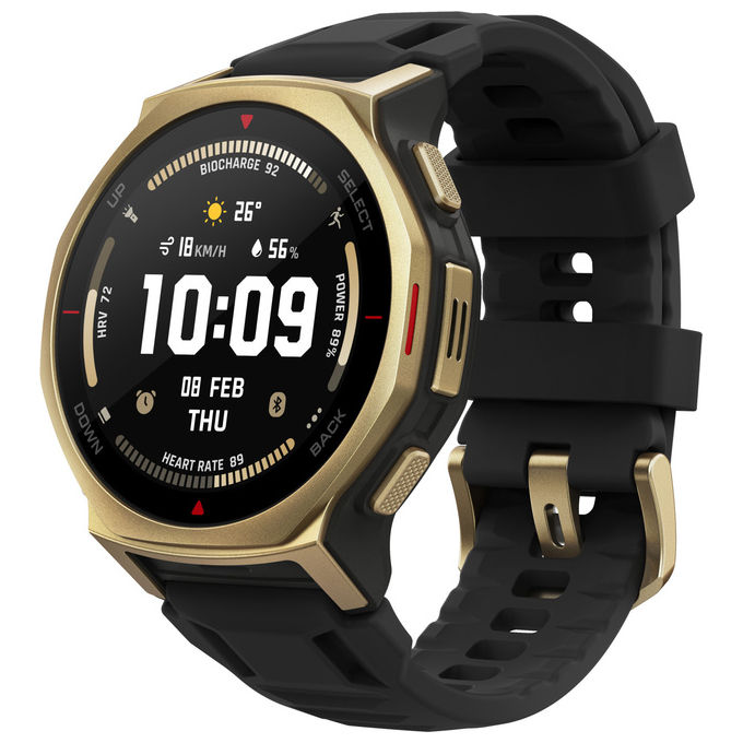 Amazfit T-Rex 3 Pro, Smartwatch, 44mm, Oro Nero