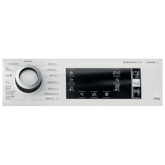 Hotpoint NBT 1048 WD A IT Lavatrice Carica Frontale 10 Kg 1400 rpm Classe A Motore Inverter Vapore Active Care (85x59,5x60,5 cm) colore Bianco