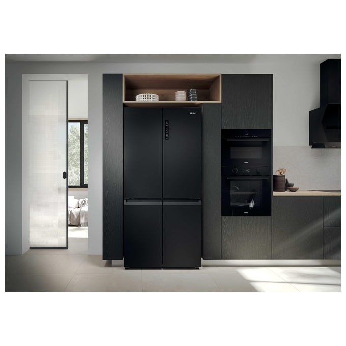 Haier HCR39F19ENPT Serie 3 Frigorifero Americano 4 Porte 646 L 190,5 cm Classe E 35 dB Total No Frost colore Nero