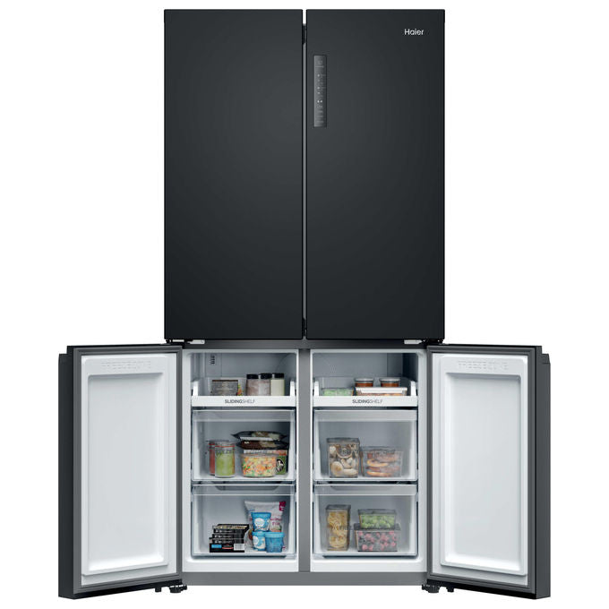 Haier HCR39F19ENPT Serie 3 Frigorifero Americano 4 Porte 646 L 190,5 cm Classe E 35 dB Total No Frost colore Nero