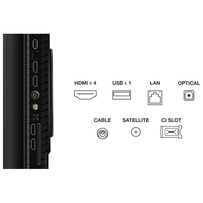 TCL 65P89K Serie P89K Smart TV QLED 4K 65'' 144Hz Google TV Audio Onkyo 2.1 Dolby Vision Atmos colore Metallico