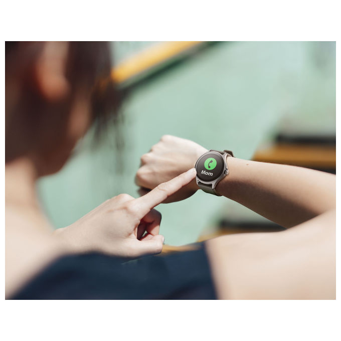 Cellularline Ion Pro, Smartwatch Rotondo, Display TFT 1.38'', Monitoraggio Salute, Nero