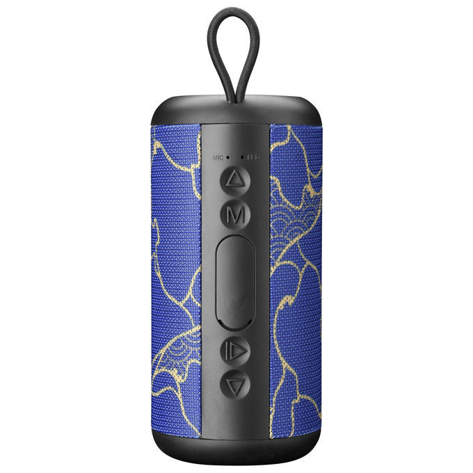 Music Sound Speaker Bluetooth Verticale 5W Blu