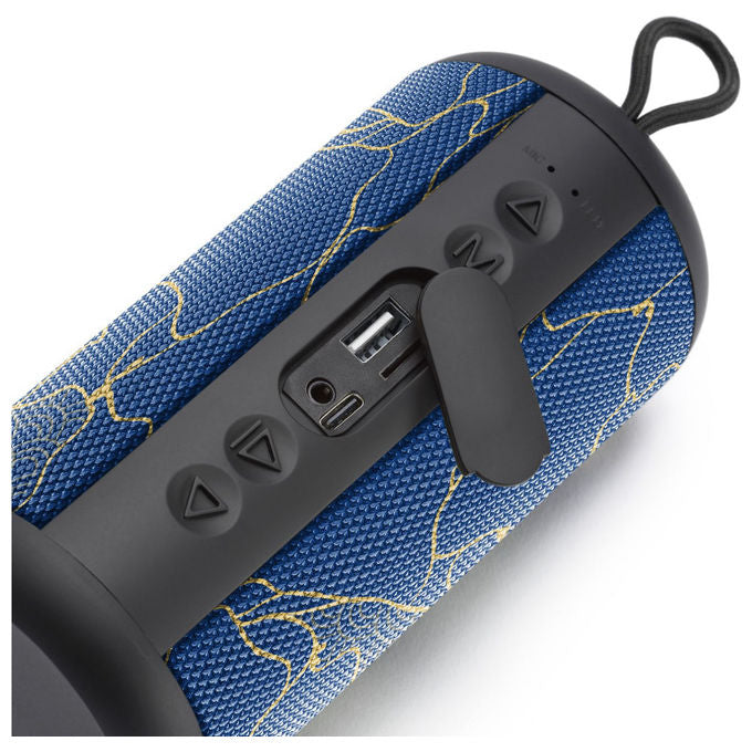 Music Sound Speaker Bluetooth Verticale 5W Blu