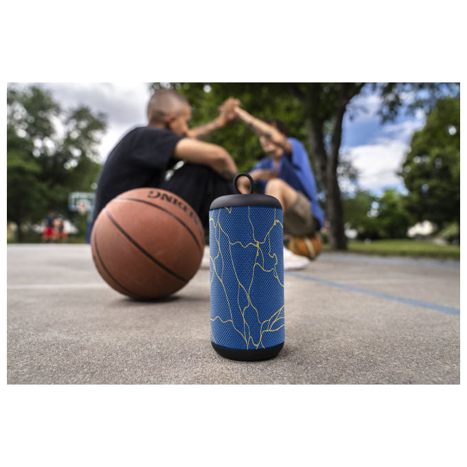 Music Sound Speaker Bluetooth Verticale 5W Blu