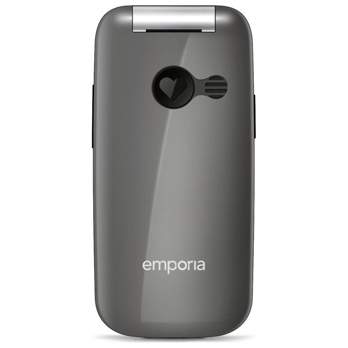 Emporia V200_001_SG emporiaONE Telefono per Anziani a Conchiglia 2G 2.4'' 2 MP Bluetooth IP54 colore Grigio Argento
