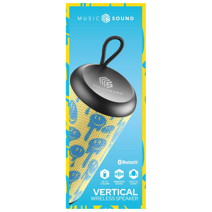 Music Sound Speaker Bluetooth Verticale 5W Smile