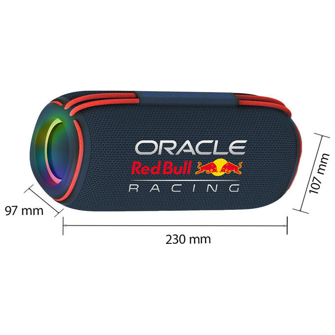 Red Bull Racing RB-SK420 Altoparlante Portatile Stereo Bluetooth 50 W TWS LED IPX5 batteria 6000 mAh colore Nero Rosso