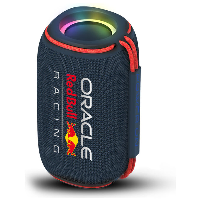 Red Bull RB-SK440 Speaker Bluetooth Portatile True Wireless 10 W IPX4 TWS LED colore Nero Rosso