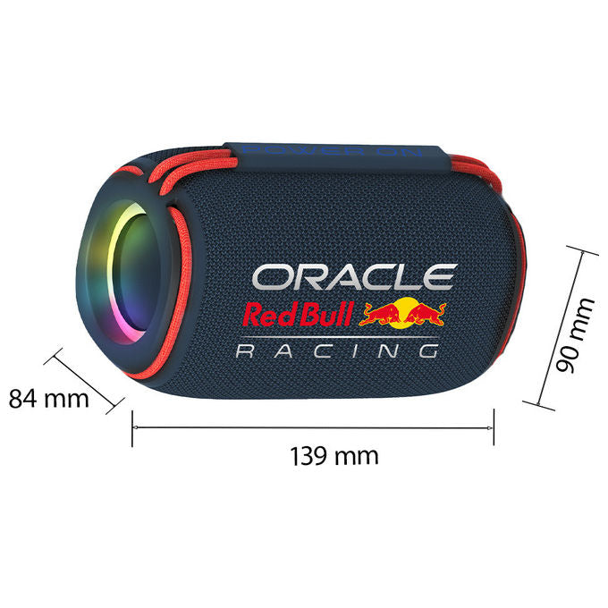 Red Bull RB-SK440 Speaker Bluetooth Portatile True Wireless 10 W IPX4 TWS LED colore Nero Rosso