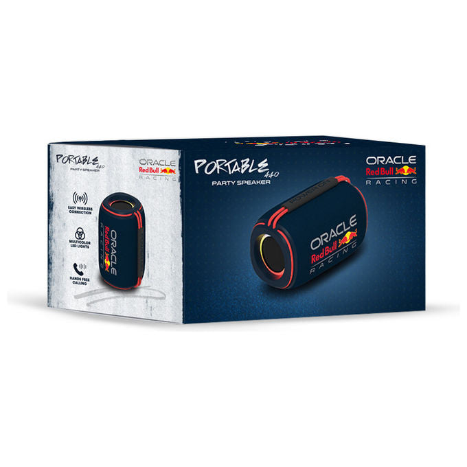Red Bull RB-SK440 Speaker Bluetooth Portatile True Wireless 10 W IPX4 TWS LED colore Nero Rosso