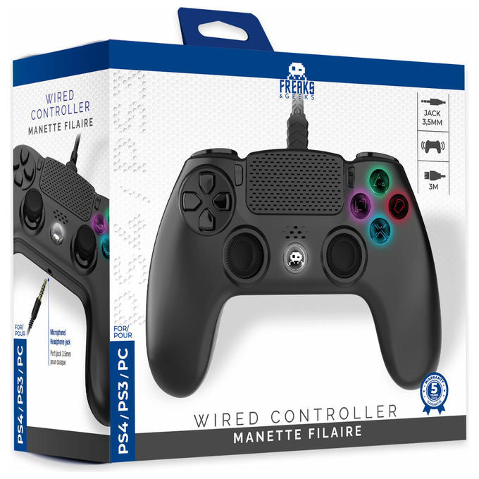 Freaks and Geeks Gamepad Bluetooth Nero Android PC PlayStation 4 PlayStation 3