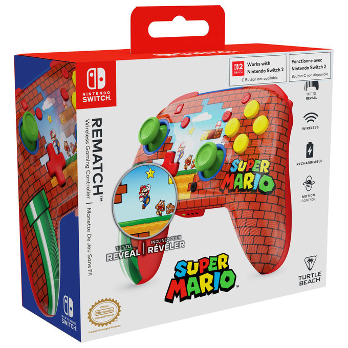 Turtle Beach Rematch Wireless Gamepad Multicolore per Nintendo Switch