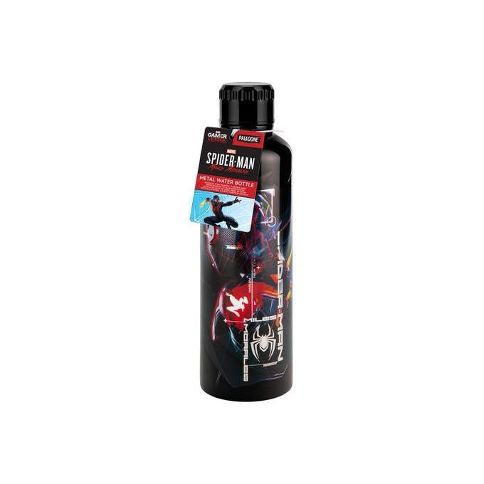 Paladone Products Borraccia in Metallo Spider-Man Miles Morales 500ml Acciaio Inossidabile