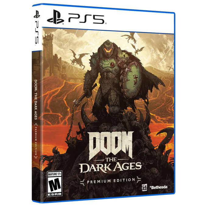 Microsoft Doom The Dark Ages Premium Edition Gioco PS5 Action Da 18 Anni