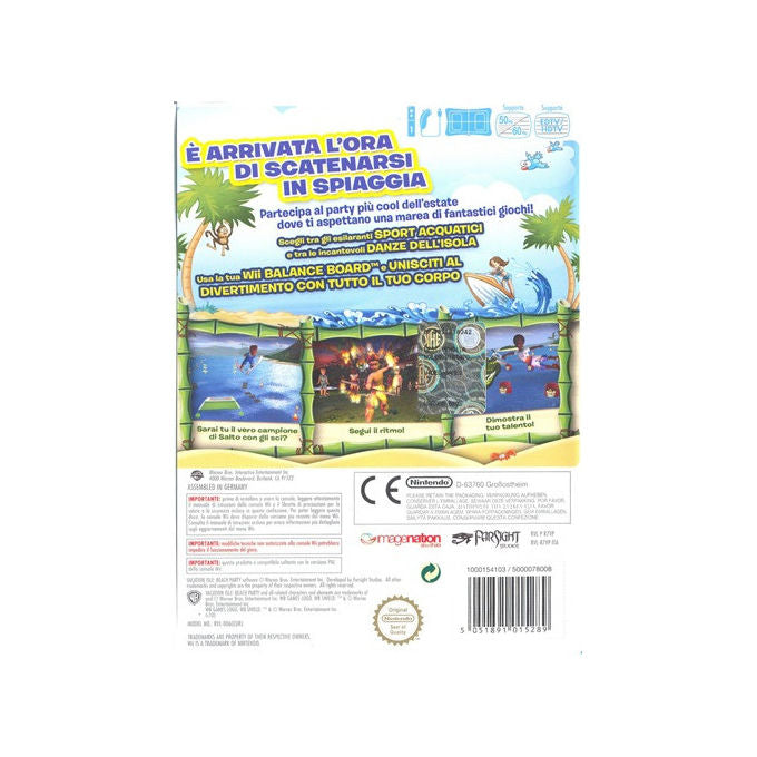 Warner Bros Vacation Isle Beach Party Standard ITA Nintendo Wii