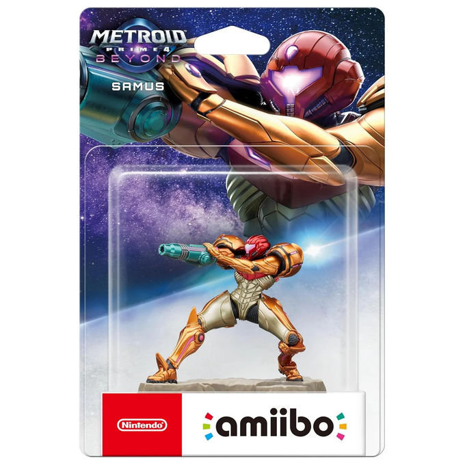Nintendo, Amiibo Metroid Prime 4 Beyond Samus, Personaggio Interattivo