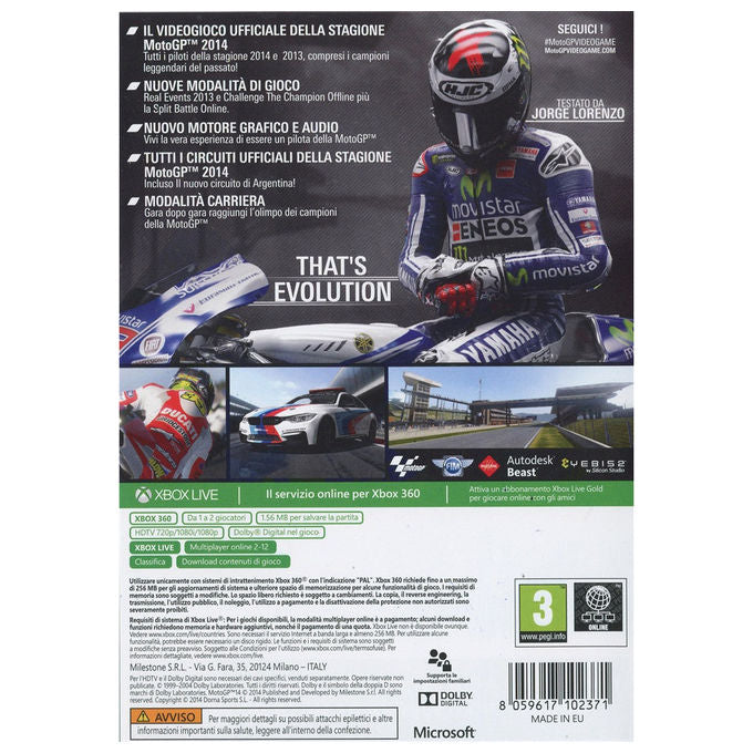 Milestone Moto Gp 14 Xbox360 Standard
