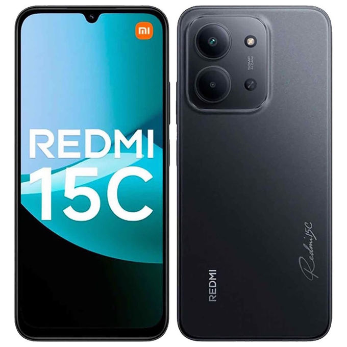 Xiaomi Redmi 15C, Smartphone, 6.9 pollici, 128GB, 4GB RAM, Dual SIM, Nero