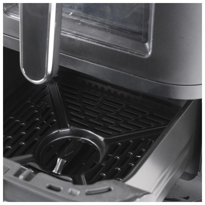 JOCCA Friggitrice ad Aria Doppio Cestello 11 Litri 2600 Watt 60-200 °C Nero