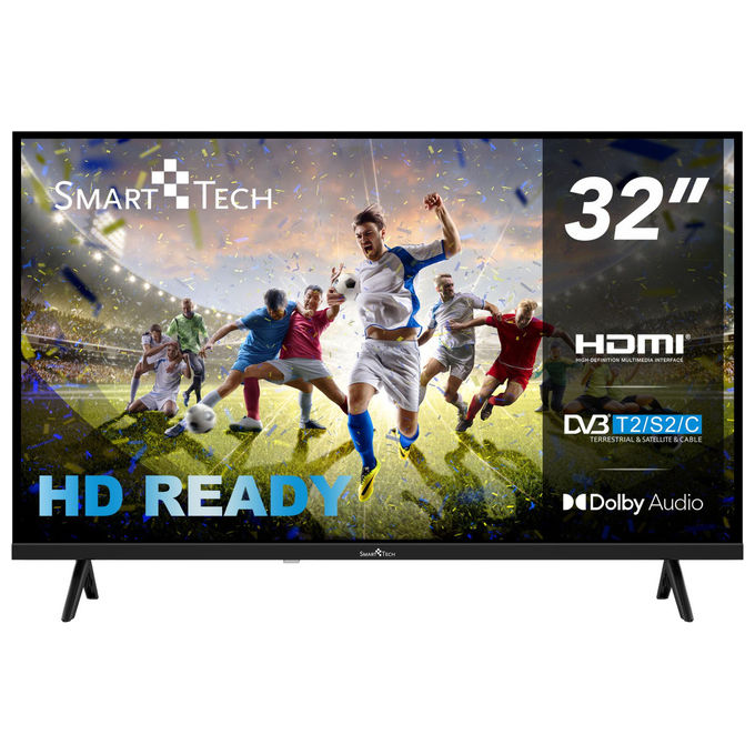Smart Tech, Tv Led Hd 32 Pollici, Nero, 32HN01K