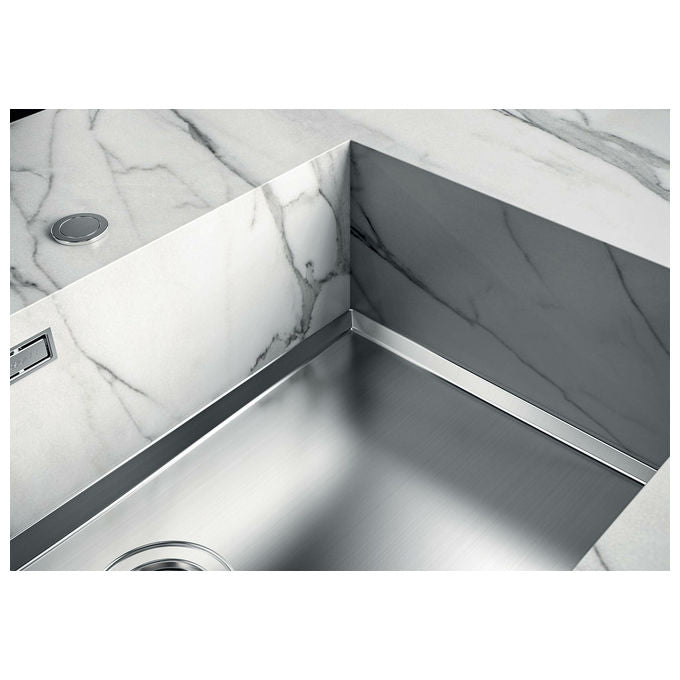 Foster, Lavello Sottopiano Rettangolare Acciaio Inox, 53 x 43 cm, 5555340