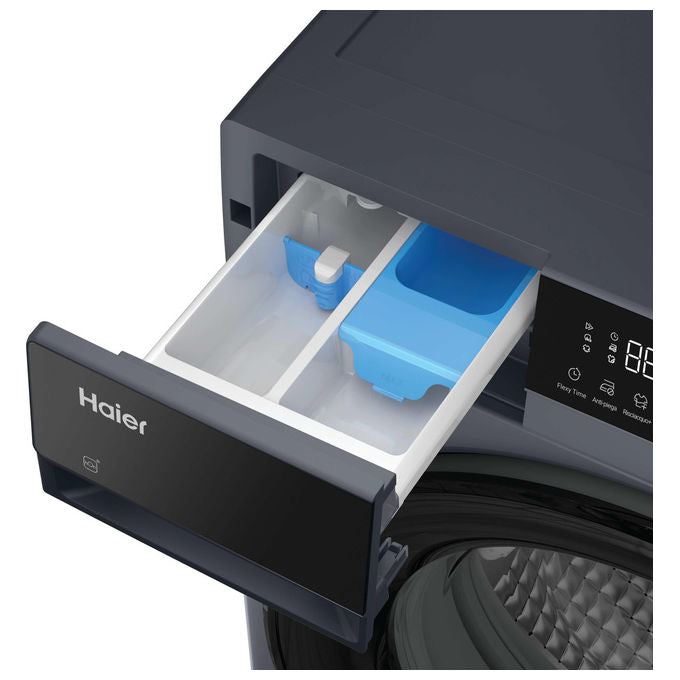 Haier HW80BP14357GTUIT Lavatrice 8Kg 1400rpm Classe A AI PowerDrive Vapore Wi-Fi Antracite (60x47x85) cm colore Antracite
