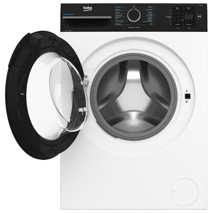 Beko BMWSEP7126EB b300 Lavatrice Slim 7 Kg 1200 rpm Classe A Vapore Inverter (85x60x50 cm) colore Bianco