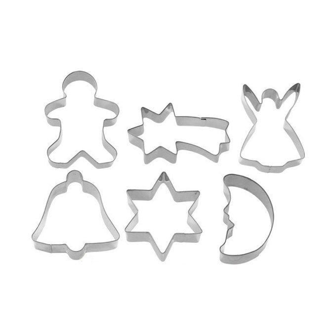Westmark, Set Tagliabiscotti Natalizi, Acciaio Inossidabile, 6 Pezzi