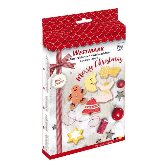 Westmark, Set Tagliabiscotti Natalizi, Acciaio Inossidabile, 6 Pezzi