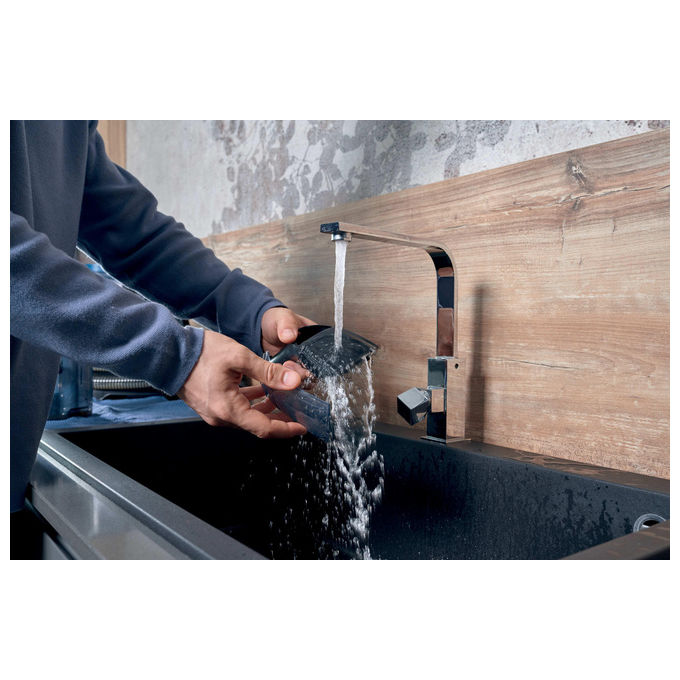 Hoover HS500 011 Pulitore a Vapore Portatile 400W Serbatoio 1.5L Aspirazione 10 kPa colore Nero Blu
