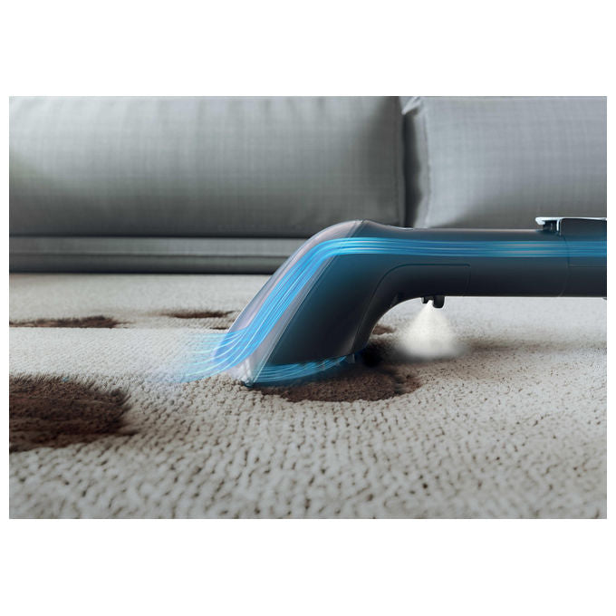 Hoover HS500 011 Pulitore a Vapore Portatile 400W Serbatoio 1.5L Aspirazione 10 kPa colore Nero Blu