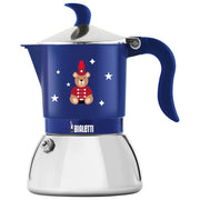 Bialetti 0006649 Fiammetta Moka Caffettiera Induzione Alluminio 0.473 L Edizione Speciale Joyful Memories colore Blu