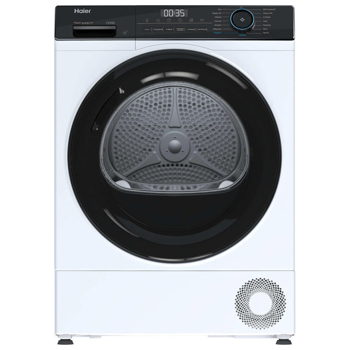 Haier HD90-B939E-IT I-Pro Serie 3 Asciugatrice Pompa di Calore 9 Kg Classe B Inverter Wi-Fi (85x60x65 cm) colore Bianco