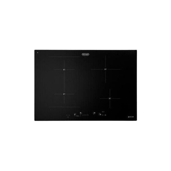 De Longhi, Piano Cottura a Induzione, Vetroceramica Nero, 70 cm, PIN 74 BRG