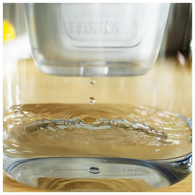 Brita, Caraffa Filtrante Style Essential, 2.4L, Bianca, Con 1 Filtro Maxtra Pro