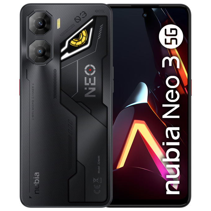 Nubia, Smartphone Neo 3 5G, 8 GB, 256 GB, Nero