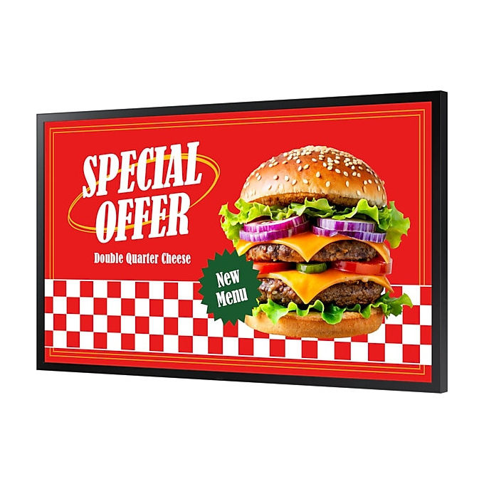 Samsung, Monitor Professionale 55'', Wi-Fi, 3500 cd-m², Nero, Tizen, 24-7