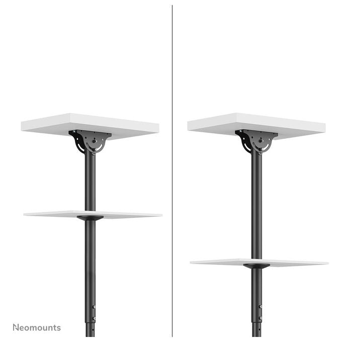 Neomounts Supporto a Soffitto per Doppio Monitor TV 23-43 pollici, Nero