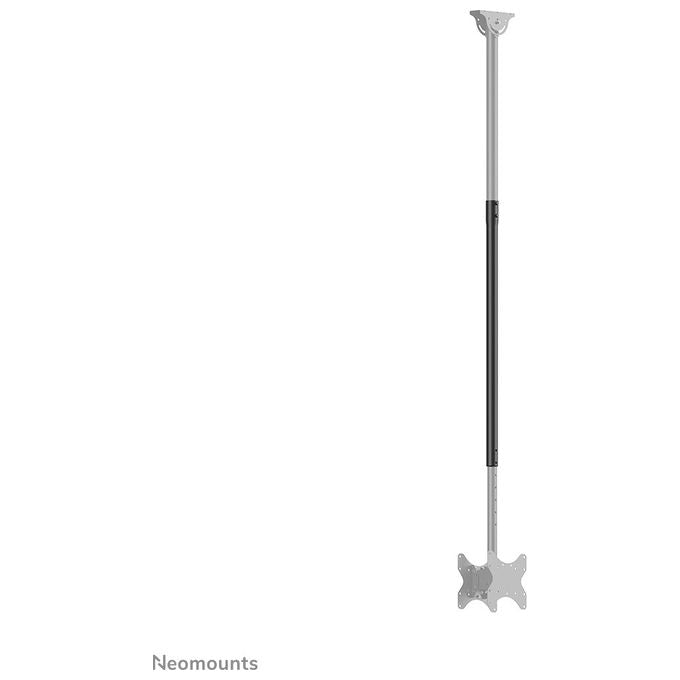 Neomounts Supporto a Soffitto per Doppio Monitor TV 23-43 pollici, Nero