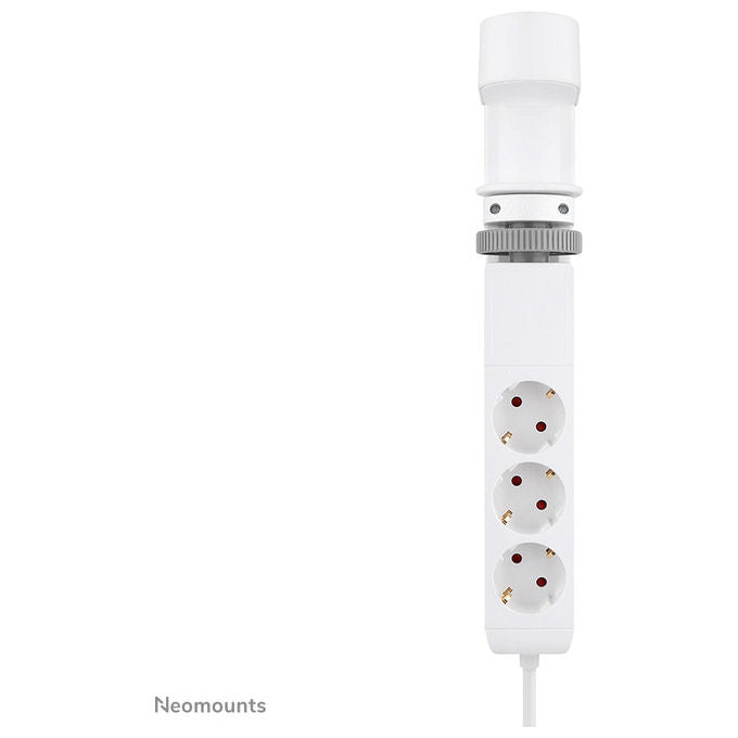 Neomounts, Multipresa Da Tavolo Con Morsetto, USB-C, USB-A, Ricarica Rapida, Bianca