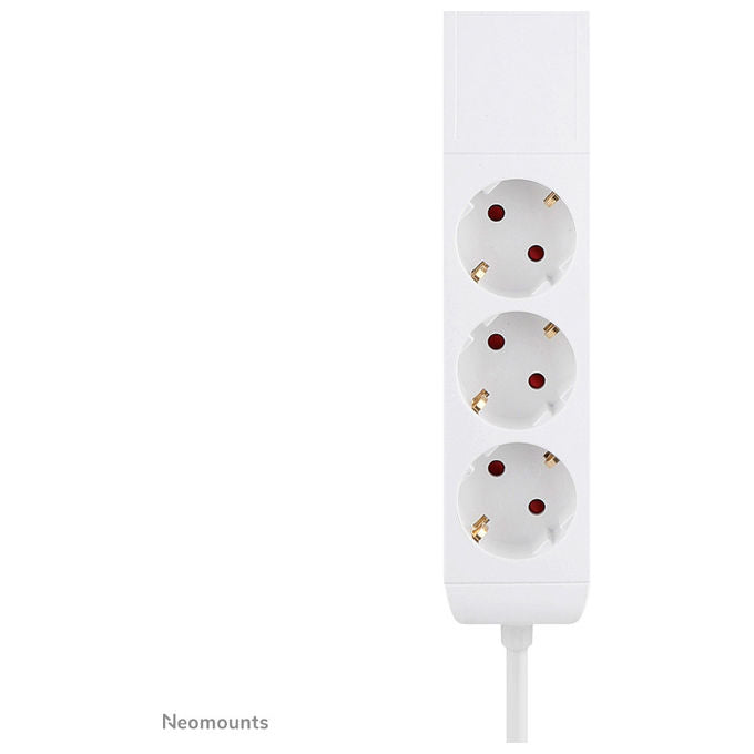 Neomounts, Multipresa Da Tavolo Con Morsetto, USB-C, USB-A, Ricarica Rapida, Bianca